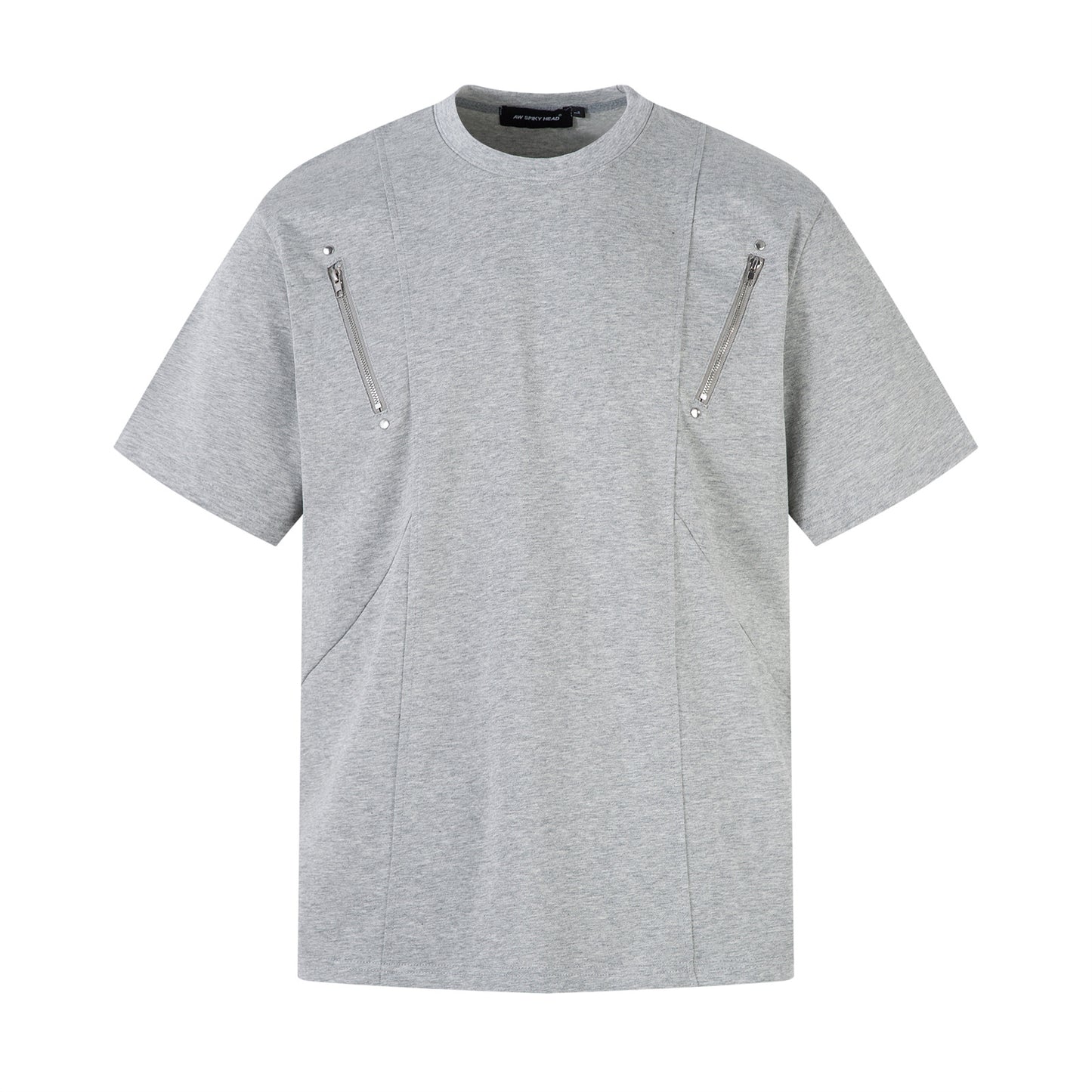 Nyc T Shirt Zipper Short Sleeve T-Shirt Summer Oversize Casual Top