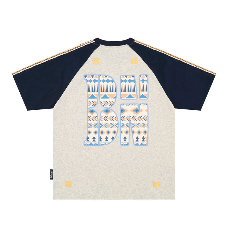 Camisetas streetwear Summer Vintage Casual Loose Short Sleeve T-Shirt