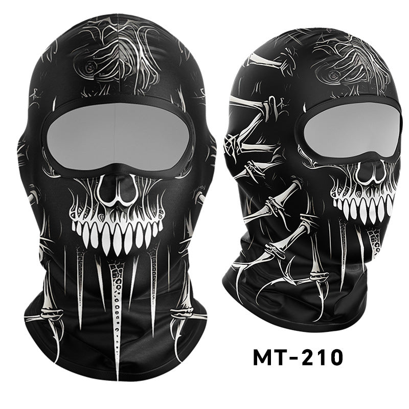 Cycling Windproof Hood Breathable Sunscreen Windproof Men's and Women's Ice Silk Fabric Lining Cap