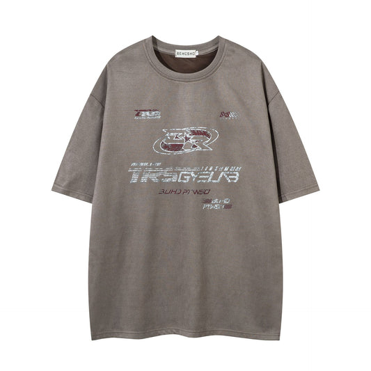 Ye T Shirt Summer Vintage Short Sleeve Top