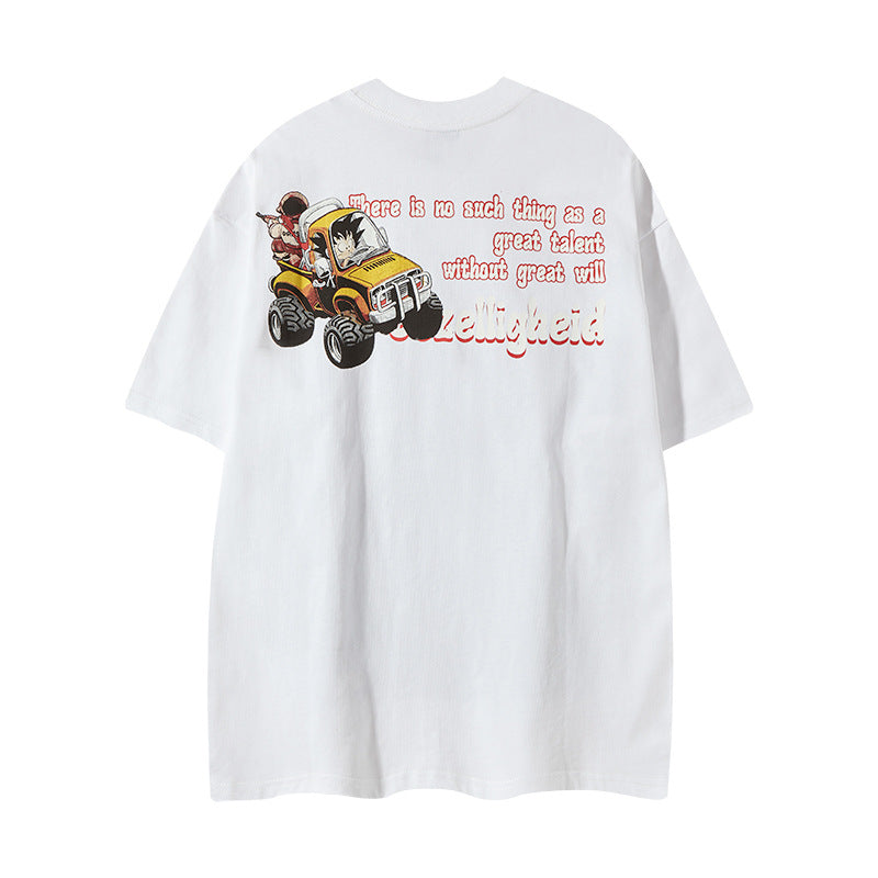 Nyc 1990 Shirt Retro Short Sleeve T-Shirt Cartoon T-Shirt