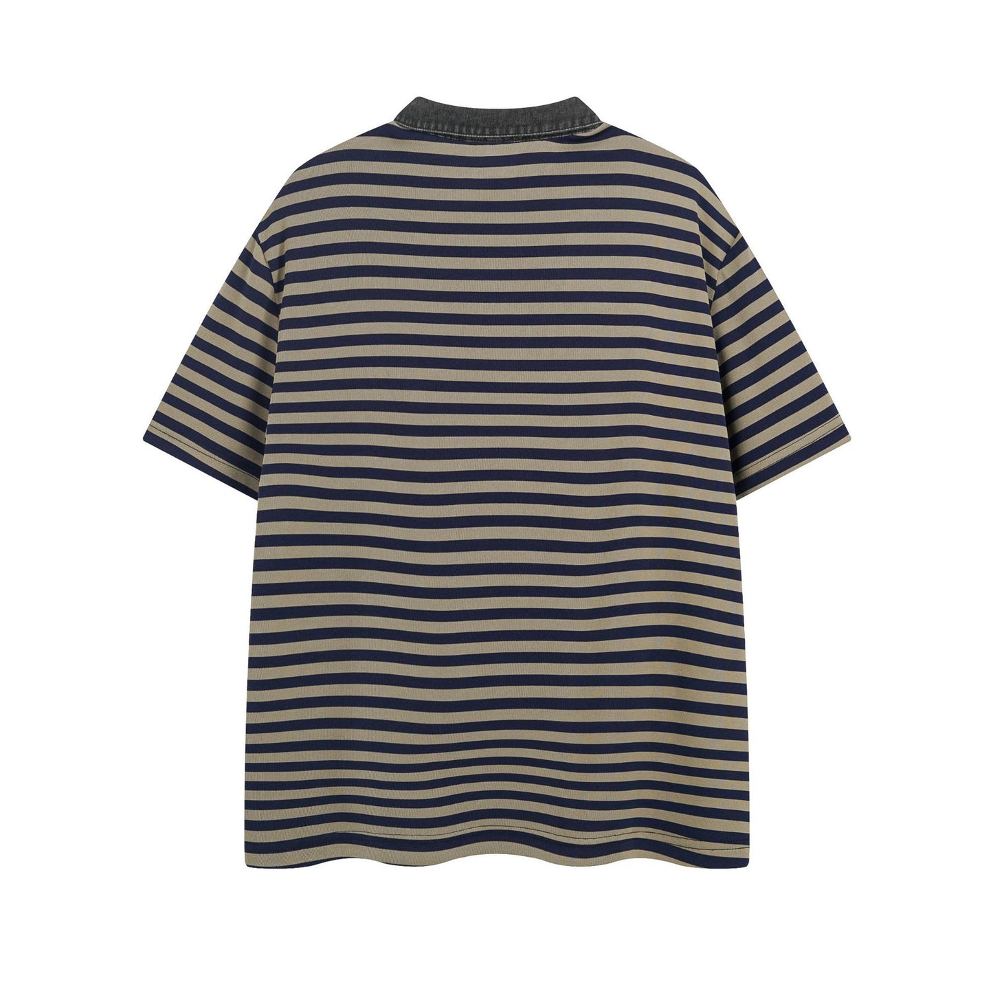 Ye T Shirt Summer Wash T-Shirt Retro Lapel Polo Shirt Short Sleeve