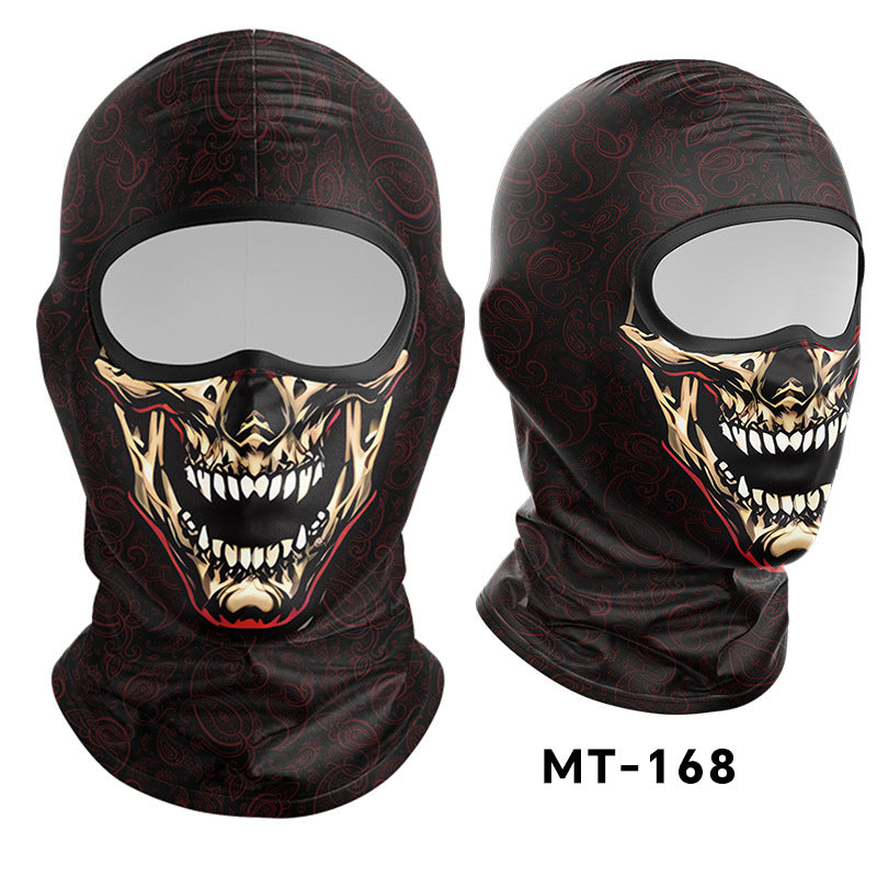 Cycling Windproof Hood Sunscreen Ice Silk Fabric
