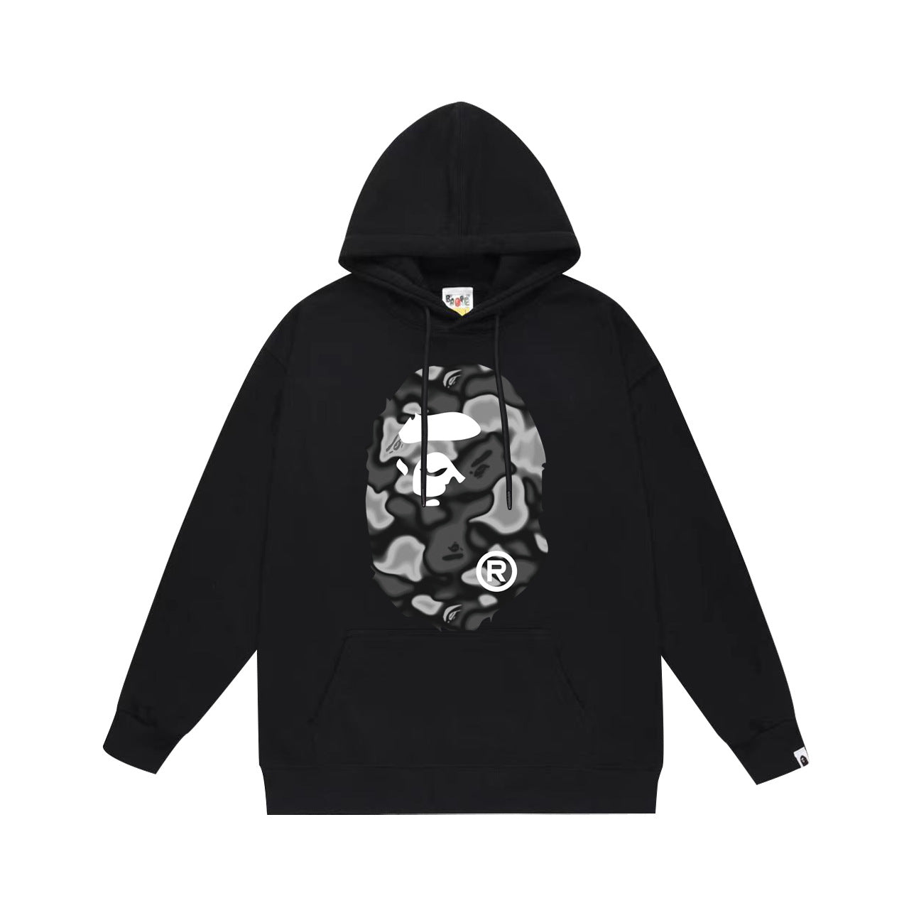 Ape Hoodie Autumn/Winter Letter Print Loose Hoodie Pullover Ape Sweater