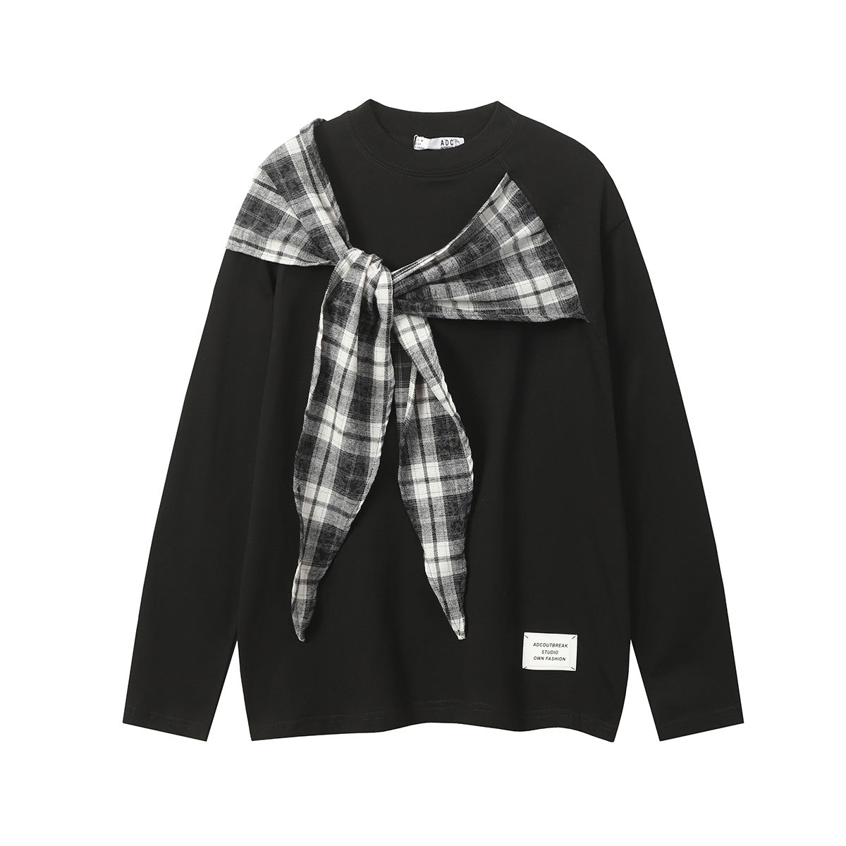 Unisex long-sleeved shirt casual strap design