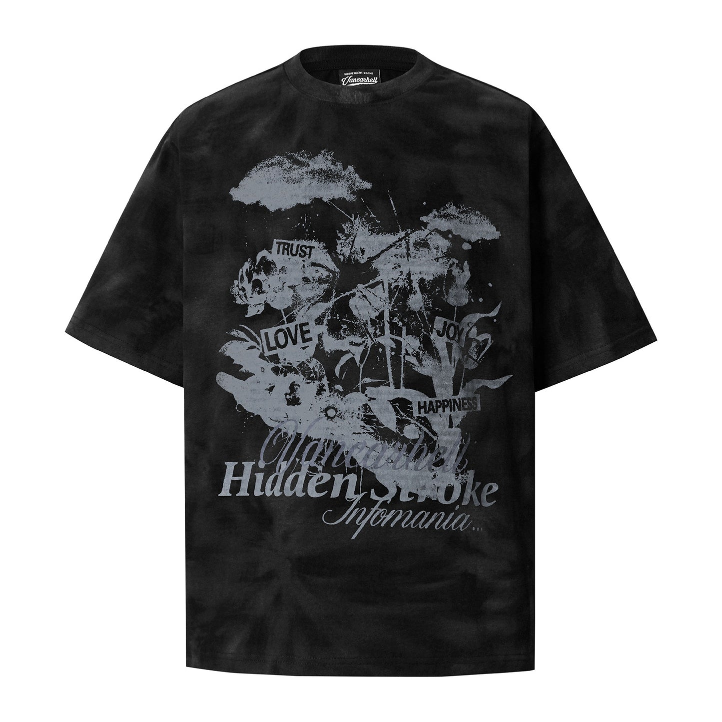 Unisex T-shirts Summer Pattern Men's Loose Tie-Dye Short Sleeve T-Shirt