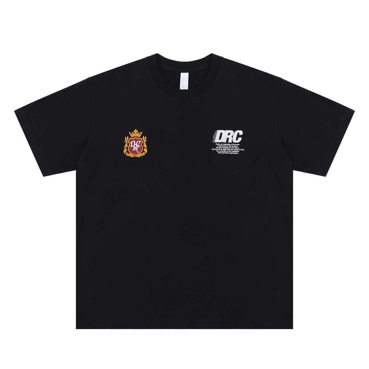 Vic Streetwear Summer Letter Print Short Sleeve Loose Casual T-Shirt
