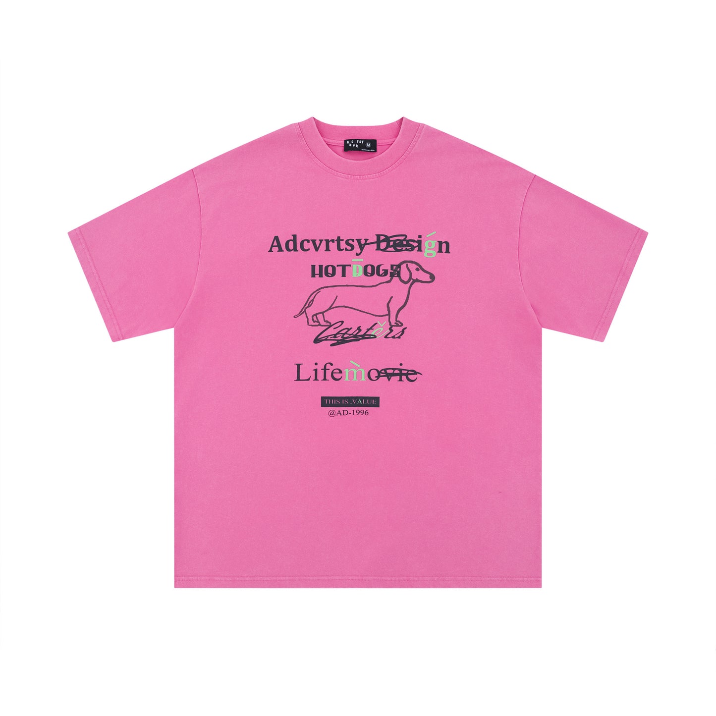 US drip outfits Summer Vintage Alphabet Print Casual Loose Short Sleeve T-Shirts