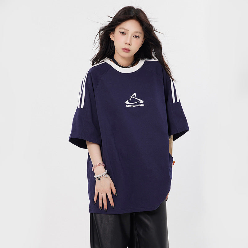 Hip hop shirt vintage short sleeve t-shirt summer loose