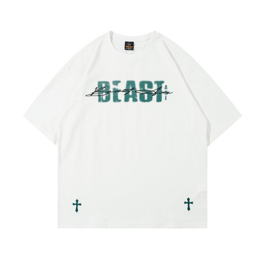 Hip hop shirt summer short sleeve crew neck t-shirt