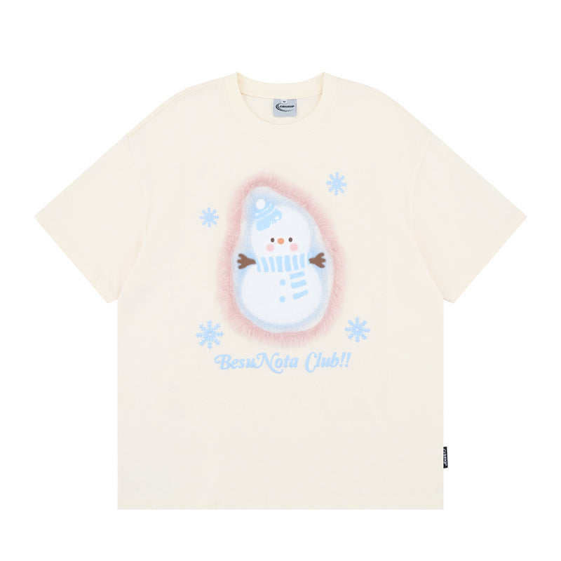 Camisetas streetwear Summer Vintage Casual Loose Short Sleeve T-Shirt