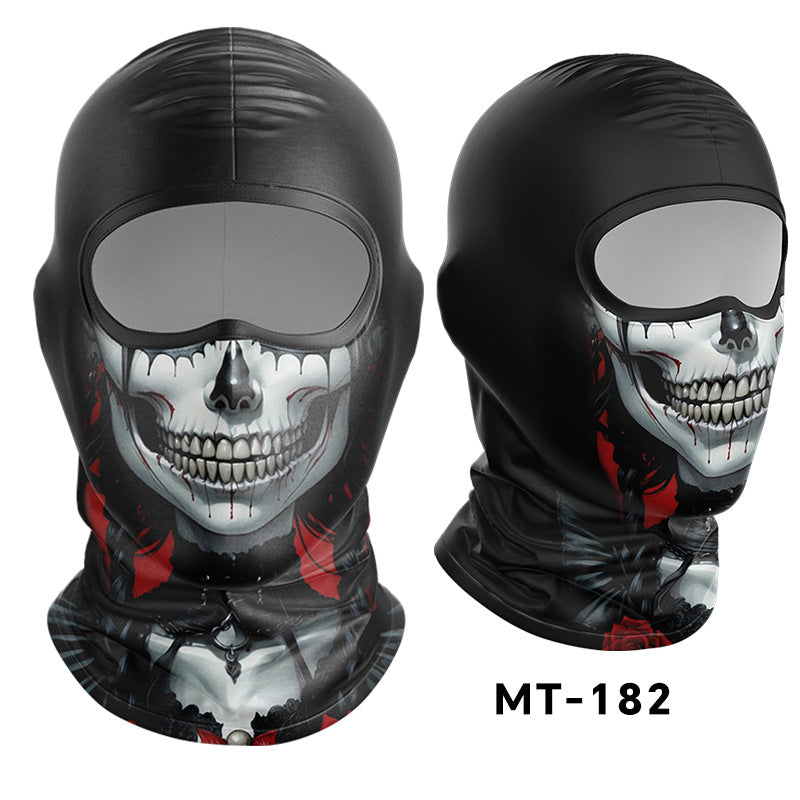 Cycling Windproof Hood Sunscreen Ice Silk Lining Cap Men's and Women's Face