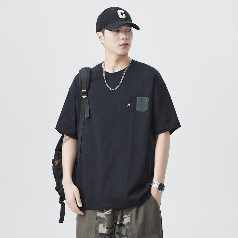 Mens T-shirts Short Sleeves Summer Loose