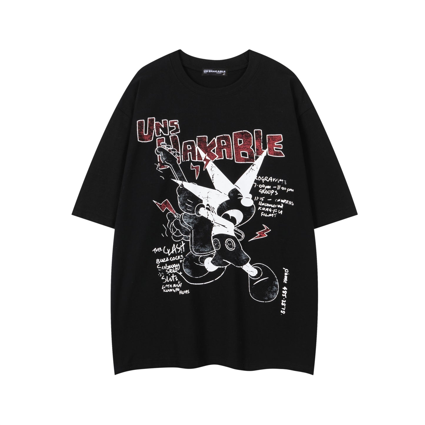 Vintage tarz t shirt cartoon print crew neck short sleeve t-shirt vintage casual top
