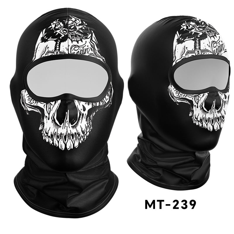 Cycling Windproof Hood Breathable Sunscreen Windproof Men's and Women's Ice Silk Fabric Lining Cap