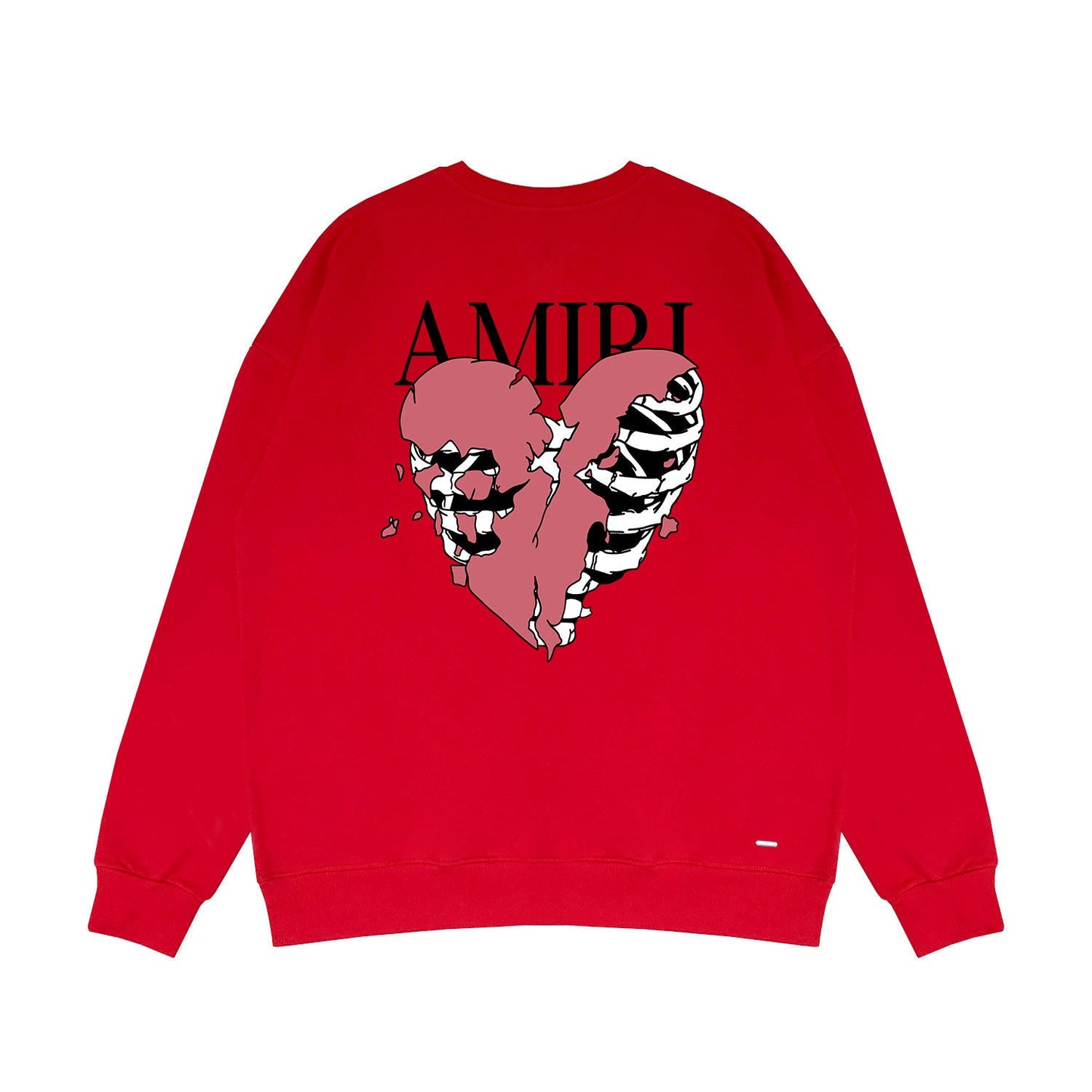Amiri Long Sleeved Shirt Fashion Brand Crew Sweatshirts round Neck Sweater