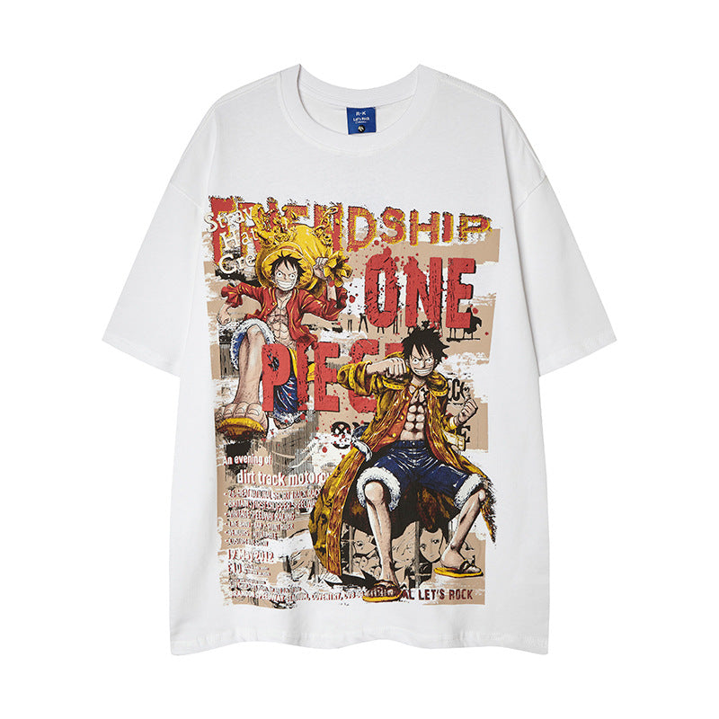 Nyc 1990 Shirt Retro Hip Hop Alphabet Short Sleeve T-Shirt
