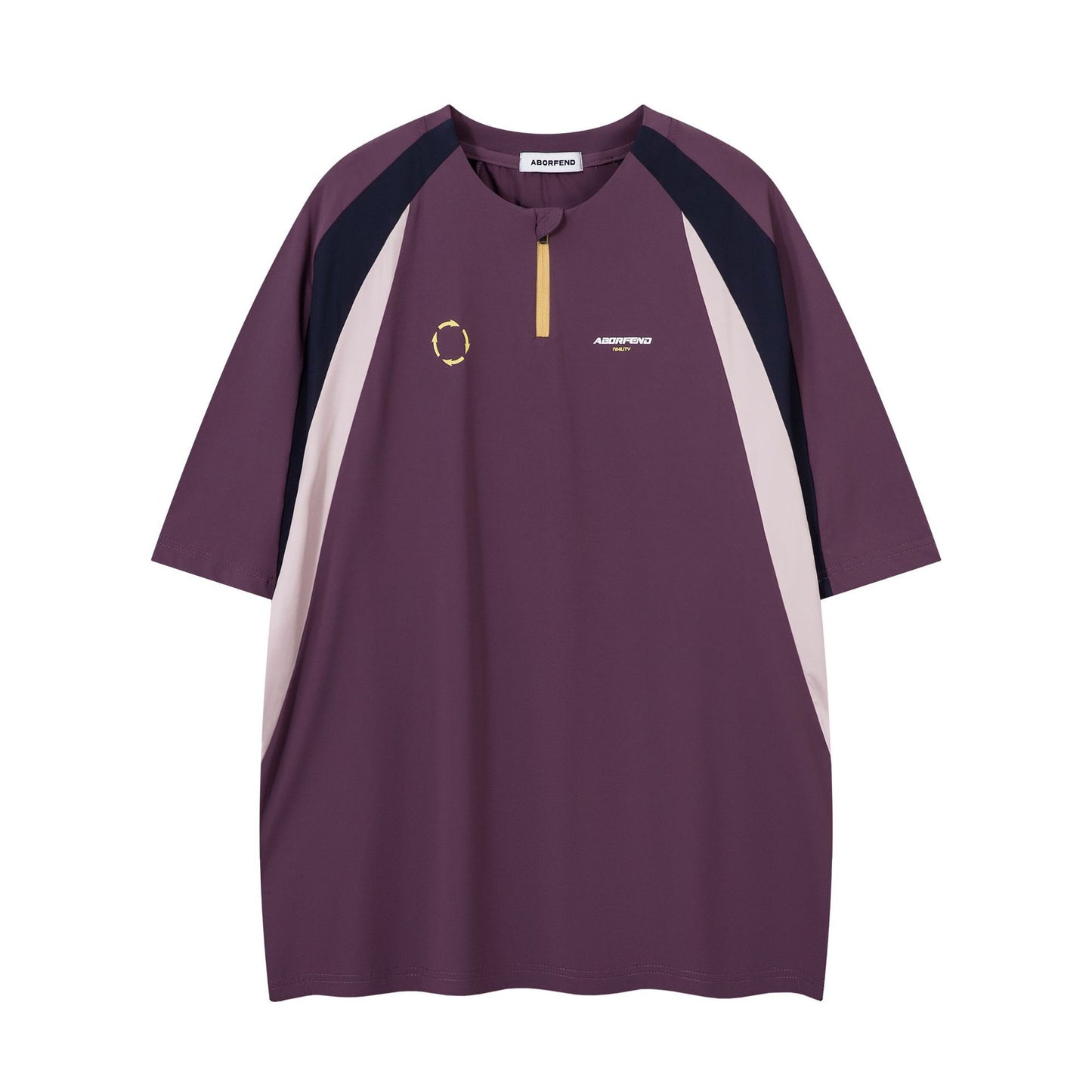 Vestimenta De Los 90 Summer Quick Dry Zip T-Shirt Short Sleeve