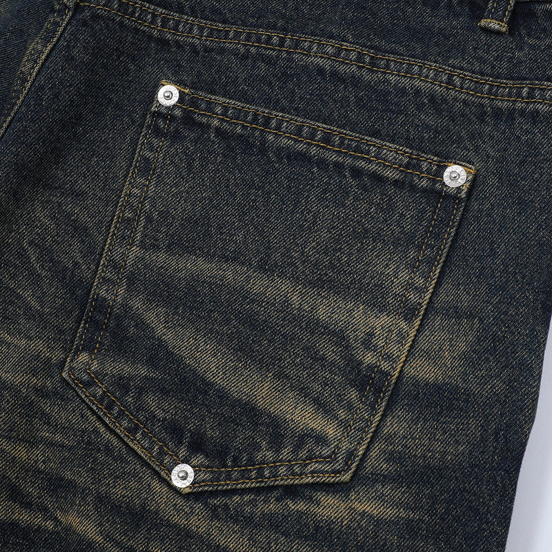 Stone Wash T shirt vintage old jeans