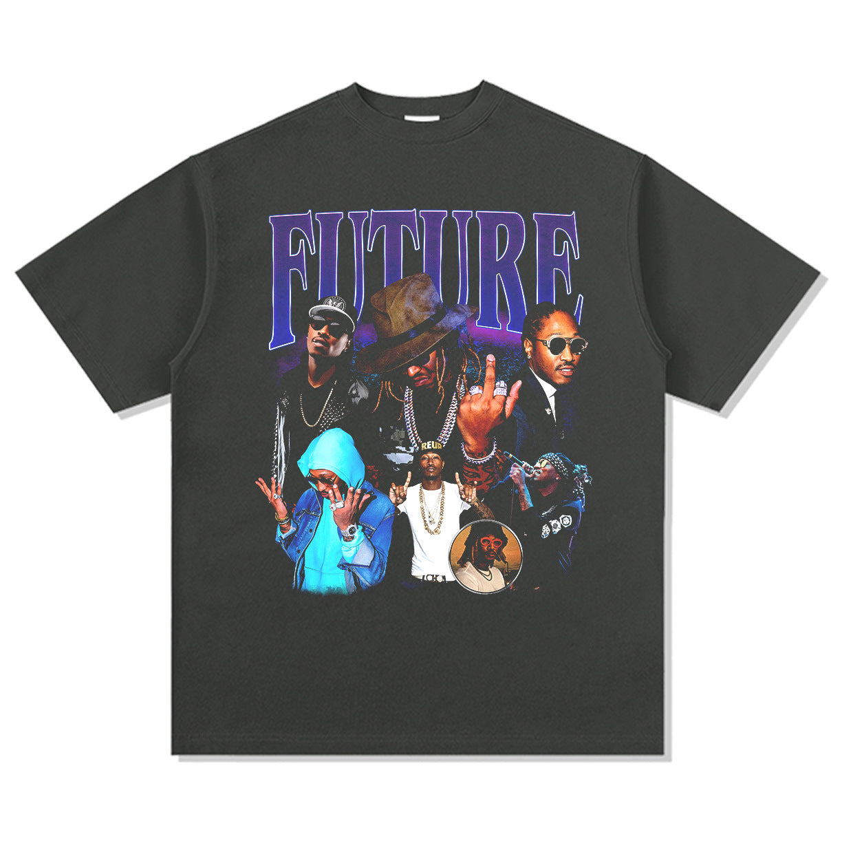 Marcas streetwear usa future print t-shirt