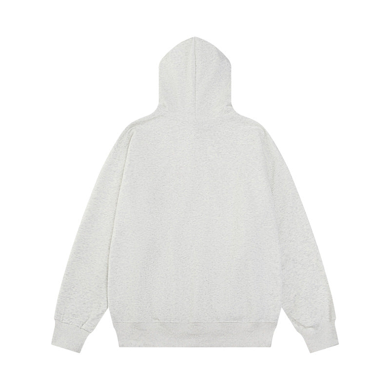 Streetwear Hoodie Embroidered Hooded Sweater Vintage Loose Hoodie