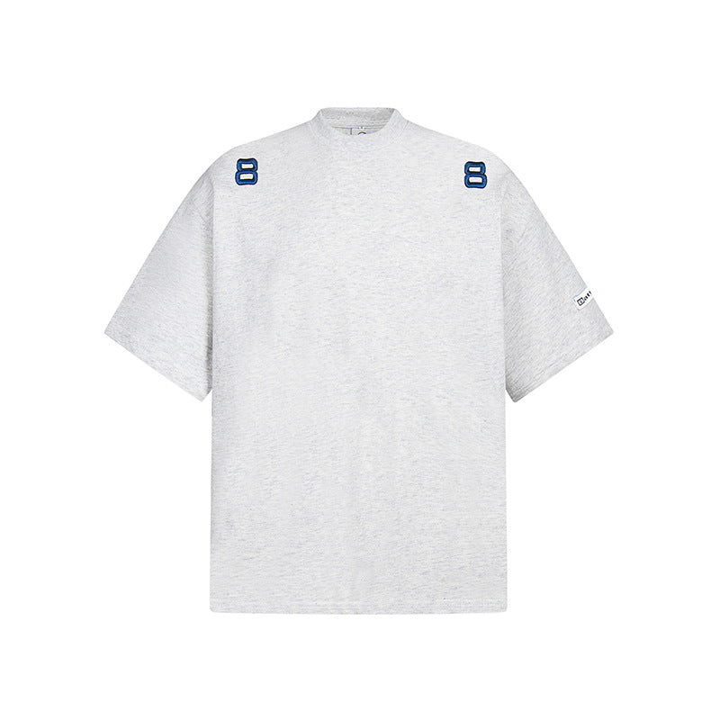 Hip Hop Clothes New York Vintage Embroidered Short Sleeve T-Shirt Summer Loose