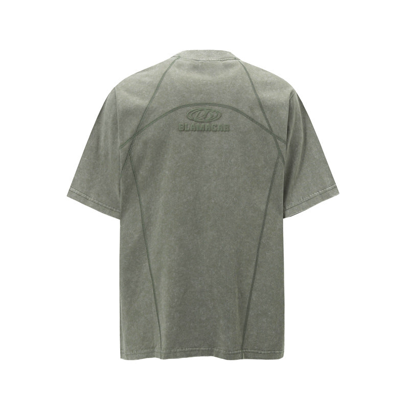 Camisas Retros Short Sleeve Crew Neck T-Shirt
