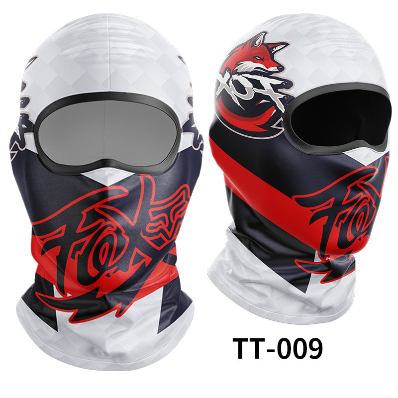 Cycling Windproof Hood Ice Silk Full Face Sunscreen