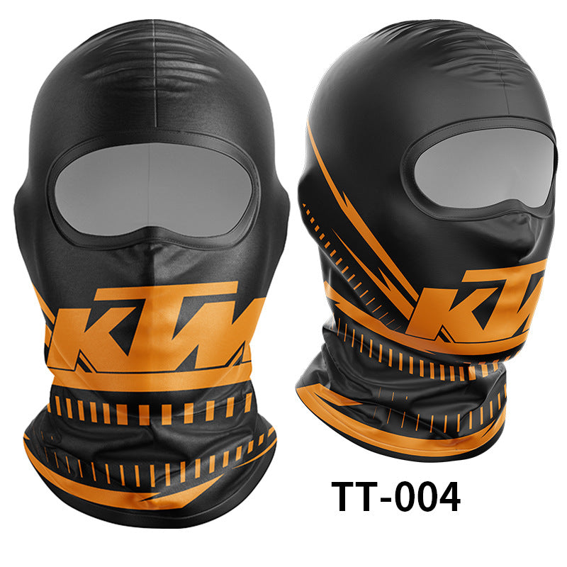 Cycling Windproof Hood Ice Silk Full Face Sunscreen