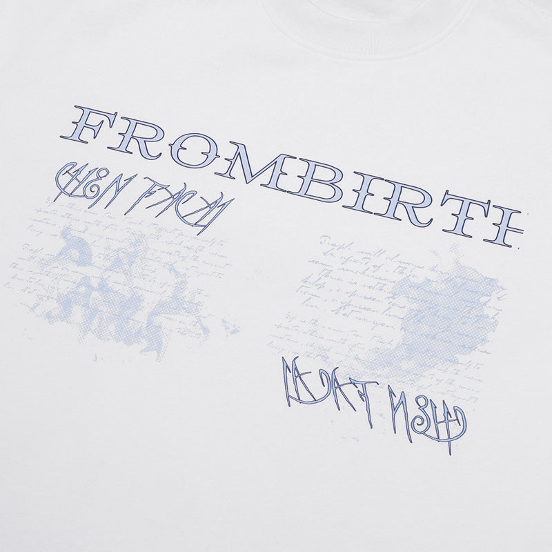 Camisas Retros Washed Hip Hop Short Sleeve T-Shirt
