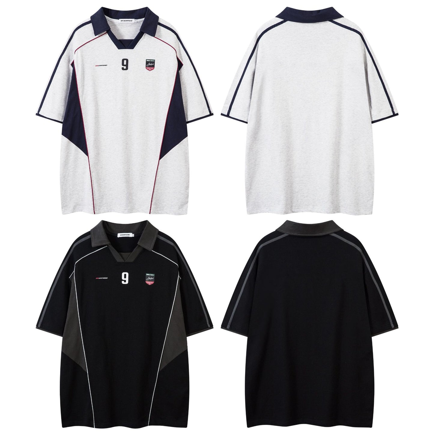 Hip Hop Clothing Summer Lapel POLO Sweatshirt Short Sleeve T-Shirt