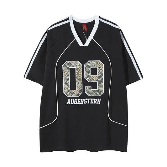 New York Hip Hop Style Embroidered Loose T-Shirt