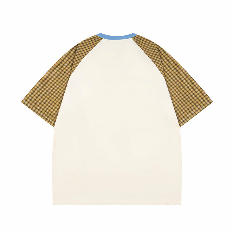 US drip outfits Summer Vintage Casual Loose Short Sleeve T-Shirts