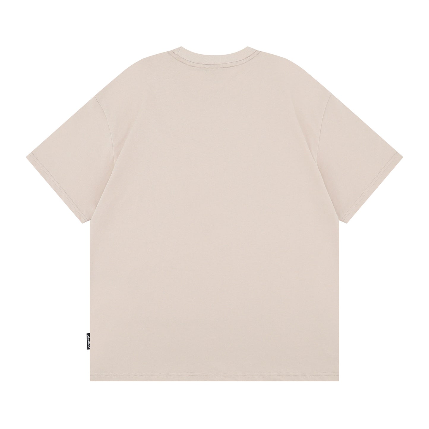 Distorted vintage alphabet print short-sleeved t-shirt summer loose casual top