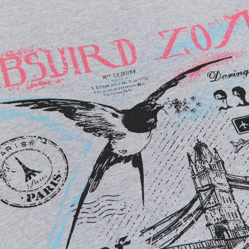 Camisetas streetwear Summer Vintage Casual Loose Short Sleeve T-Shirt