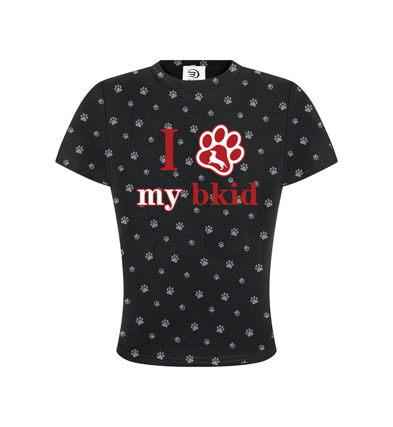 Hip Hop Shirts For Boys Short Sleeve Top Casual Short Sleeve T-Shirt