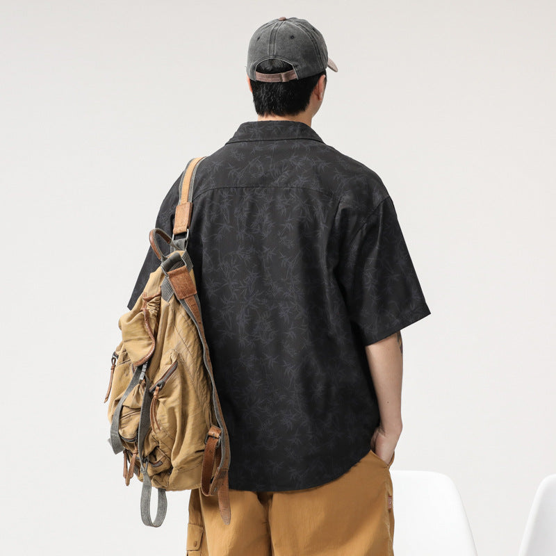 Men T-shirts Short Sleeve Shirts Loose
