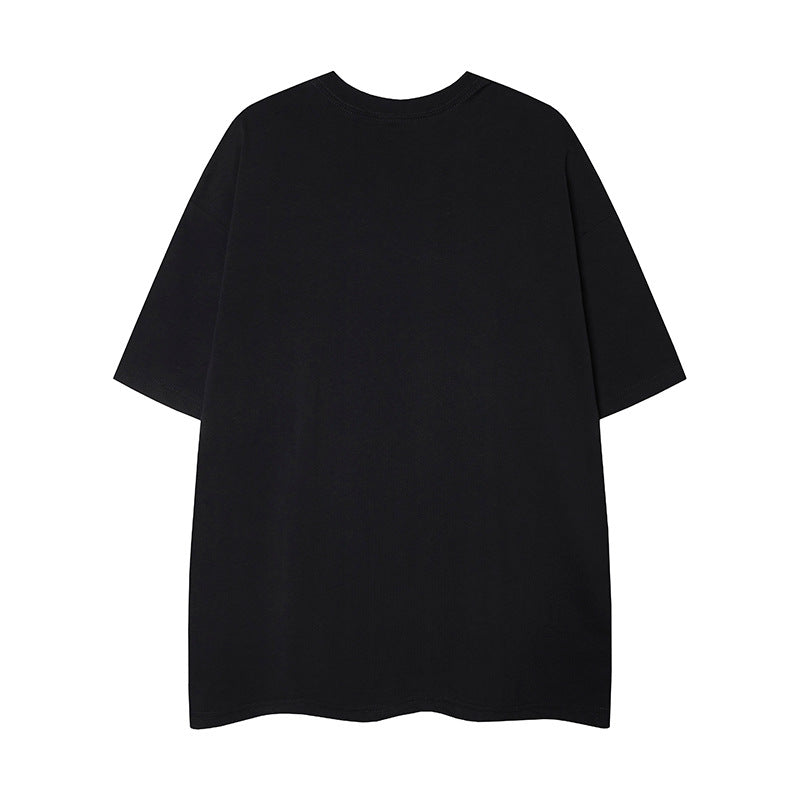 Nyc 1990 Shirt Spring/Summer Short Sleeve Spider Print T-Shirt