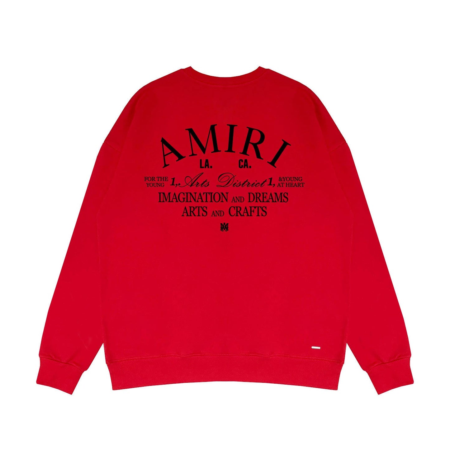 Amiri Long Sleeved Shirt Fashion Brand Crew Sweatshirts round Neck Sweater