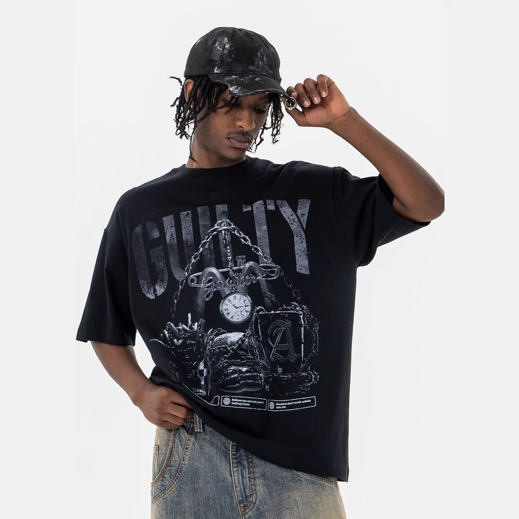 Vintage 90s Hip Hop Clothing Vintage Summer Short Sleeve T-Shirt