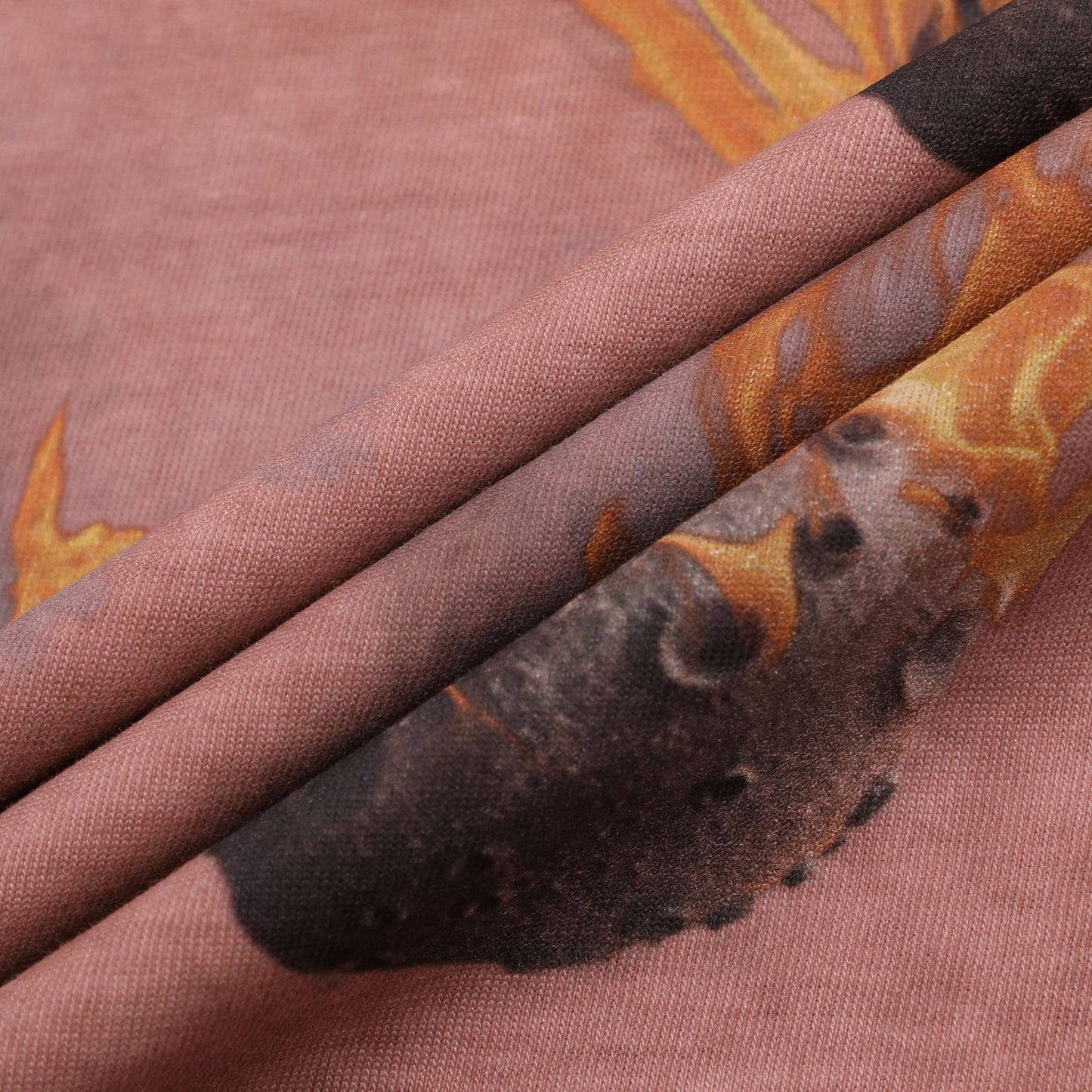 Remeras rock nacional t-shirt short sleeve loose flame meteorite print