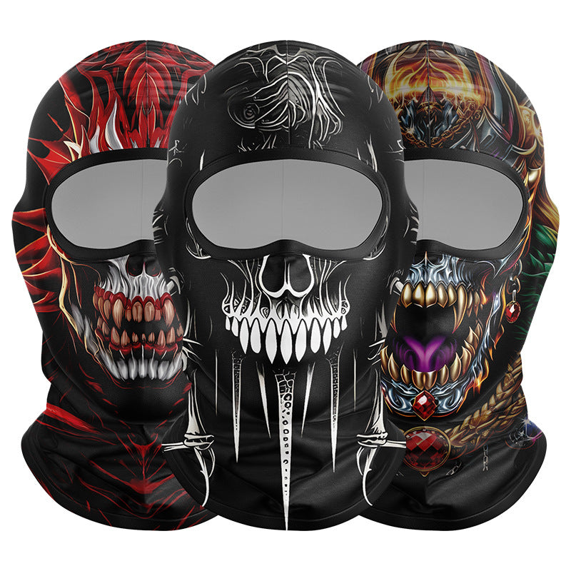 Cycling Windproof Hood Breathable Sunscreen Windproof Men's and Women's Ice Silk Fabric Lining Cap
