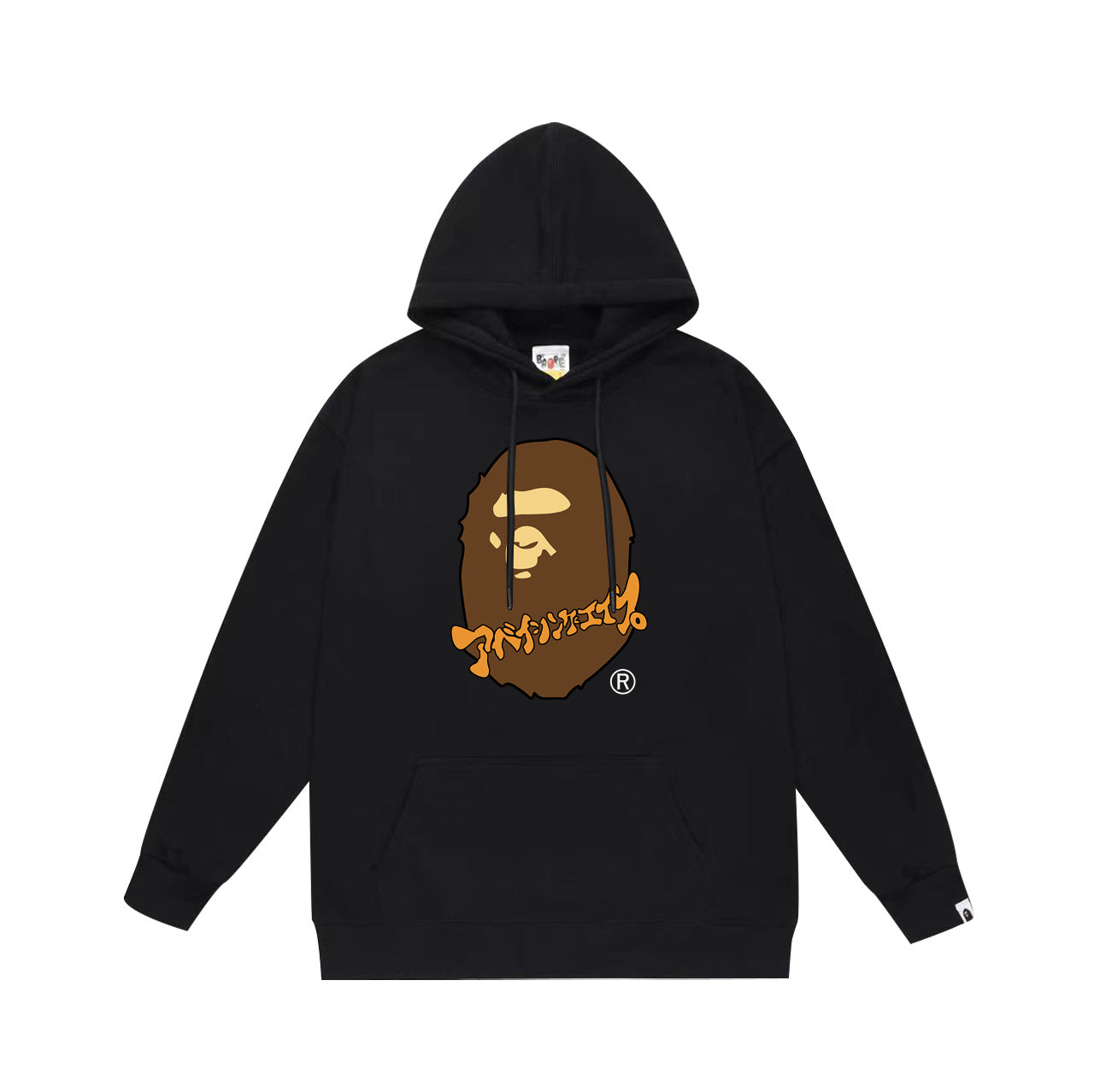 Ape Hoodie Autumn/Winter Letter Print Loose Hoodie Pullover Ape Sweater