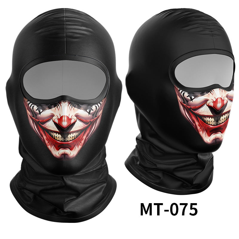 Cycling Windproof Hood Breathable Sunscreen Men's and Women's Ice Silk Fabric