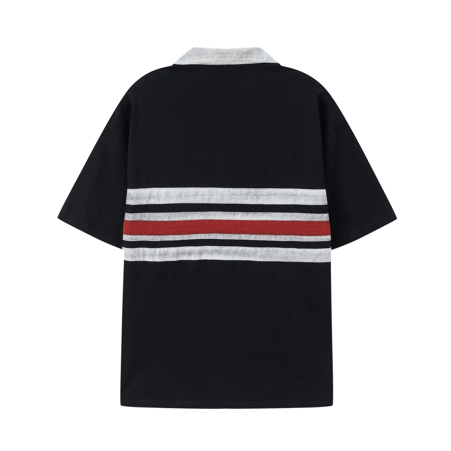 Hip hop clothing new york summer retro washed t-shirt lapel polo shirt short sleeve