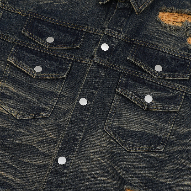 Stone Wash T shirt vintage old jeans