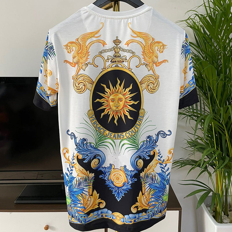 East Coast Shirts Spring/Summer Digital Print Casual Men's Short Sleeve T-Shirt