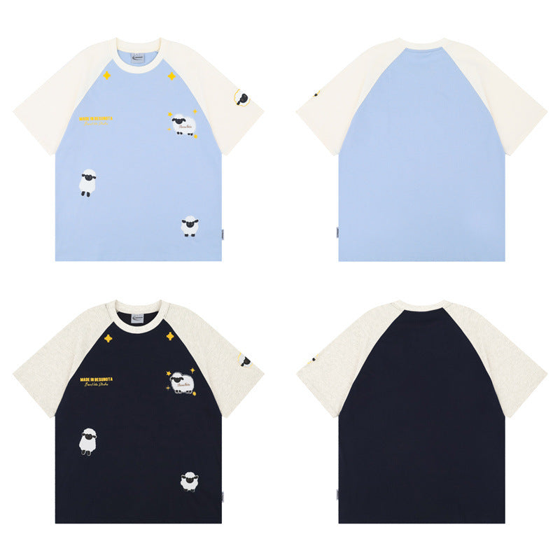 Camisetas streetwear Summer Vintage Casual Loose Short Sleeve T-Shirt