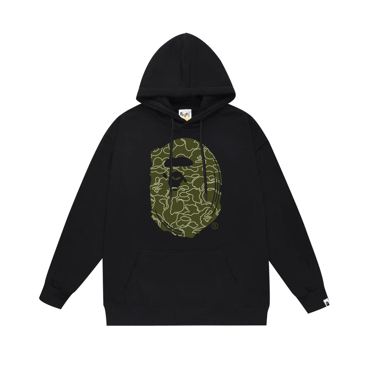 Ape Hoodie Autumn/Winter Letter Print Loose Hoodie Pullover Ape Sweater
