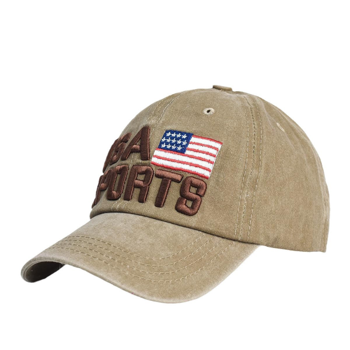 Vintage Usa Cap Washed Embroidered Cap